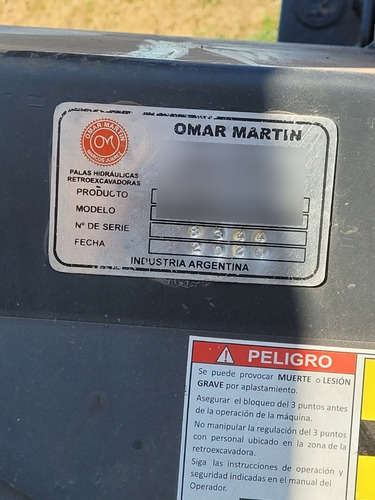 Imagen 5 de 19 de Retropala O. Martin 1000, Rebajada, Con O Sin Tractor 90 Hp