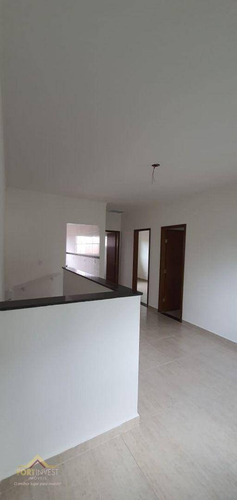 Imagem 3 de 7 de Casa Com 2 Dormitórios À Venda, 58 M² Por R$ 230.000,00 - Tude Bastos (sítio Do Campo) - Praia Grande/sp - Ca0889