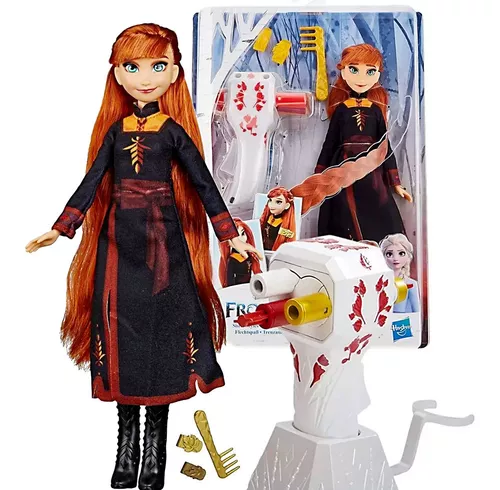 Boneca Frozen 2 - Anna E Acessórios Irmãs Com Estilo Hasbro