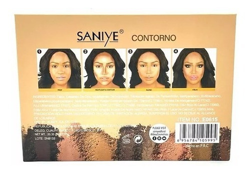 Saniye Contorneador E Iluminador Modelo E0615