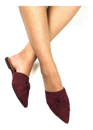 Scarpin Rasteiro Sapatilha Feminina Sapato Mule Salome G6