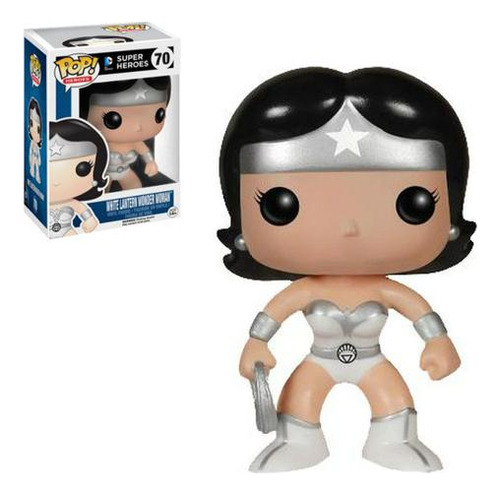 Funko Pop Dc Super Heroes White Wonder Woman 70 Ex