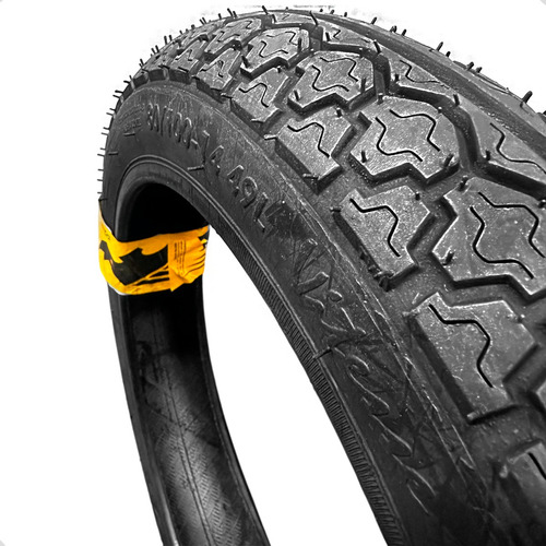 Pneu Traseiro Robust Vitesse Com Câmara Biz E Pop 80/100-14