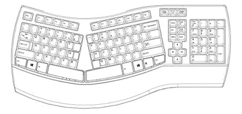 Teclado Perixx Periboard-512 Con Cable/blanco