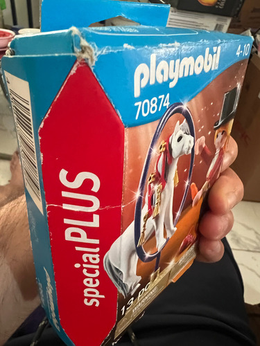 Figura Armable Playmobil Plus Doma De Caballos 13 Piezas 3+ 1 Instructor Caballo (Usado)