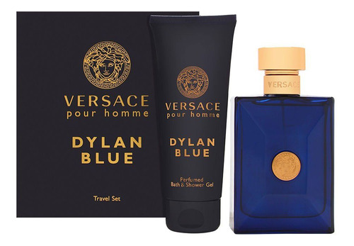 Set De Regalo Versace Dylan Blue Edt 100 Ml Y Gel De Ducha 1