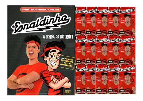 Livro - KIT ÁLBUM DO ENALDINHO + 50 FIGURINHAS: A LENDA DA