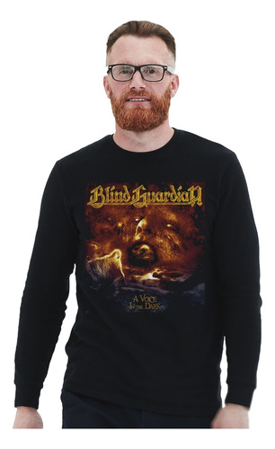 Polera Ml Blind Guardian A Voice In The Dark Metal Impresión