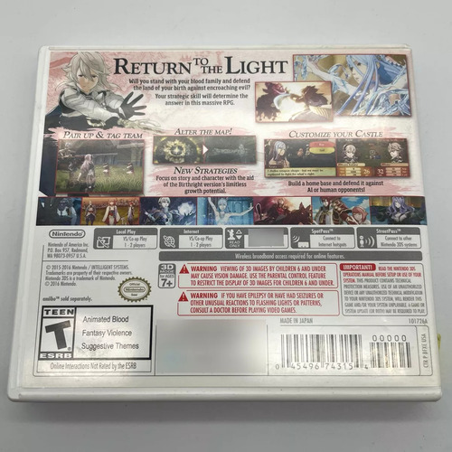 Fire Emblem Fates Birthright 3ds (Usado)