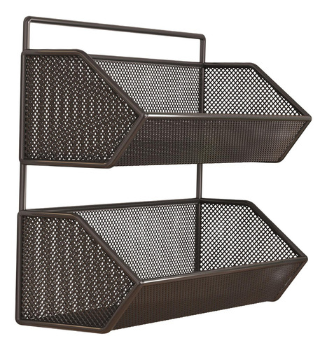 Cesta De Armazenamento De Camada Dupla Resistente Para