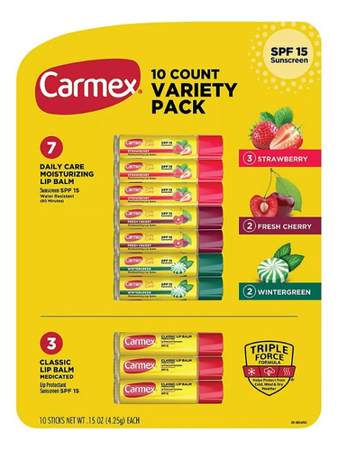 Carmex Balsamo Labial Variado 