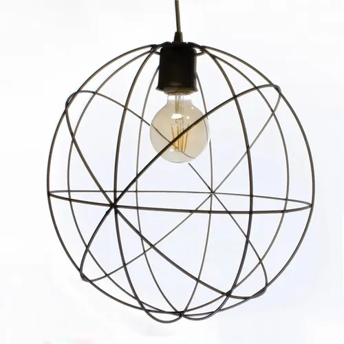comprar 2 Lámpara Jaula Esfera De Hierro Artesanal Mercado Envío