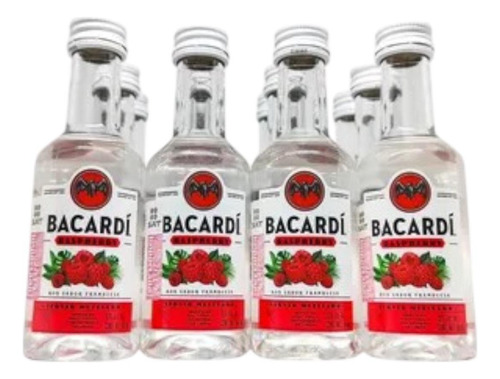 Ron Bacardí Mini 50ml Botellas De Plástico Paquete 12 Piezas
