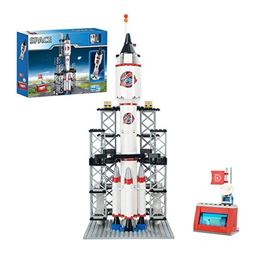 Juego De Construccion De Naves Espaciales City Space Rocket