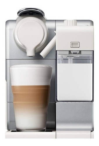 Cafeteira Nespresso Lattissima Touch F521 automática silver para cápsulas monodose 110V