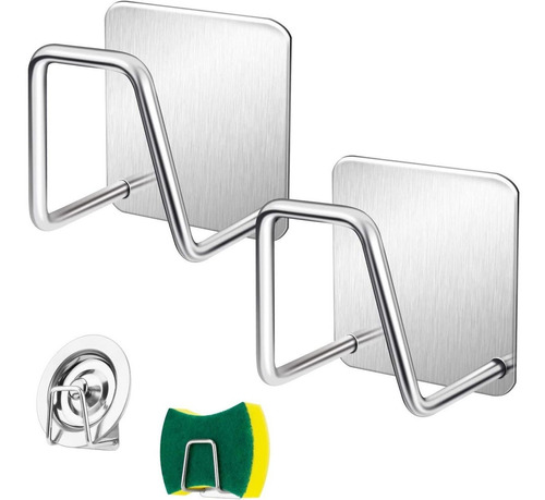 2 Soportes Adhesivos Para Bacha De Cocina - Esinam 