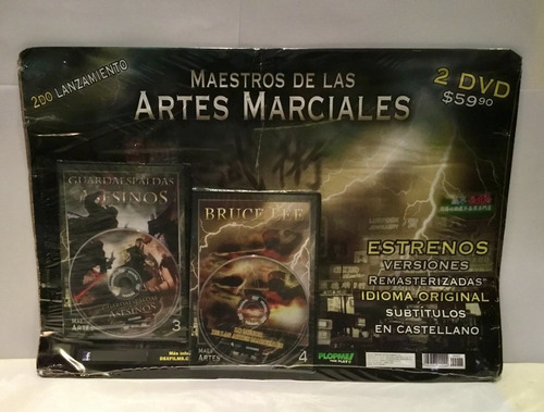 Maestros De Artes Marciales 8 Dvd Nuevos  Mas Contenedora