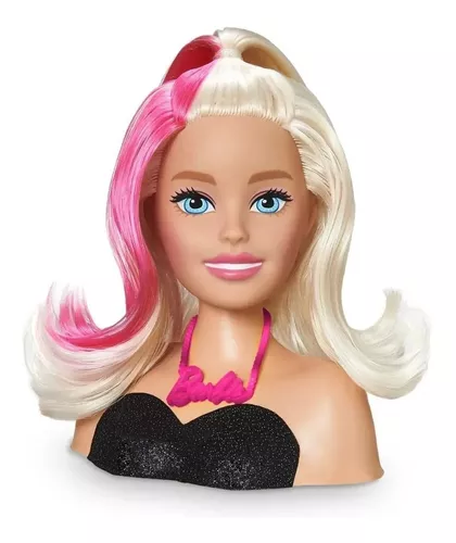 Boneca Barbie Busto Maquiagem e Cabelo Pupee 1282 – Starhouse Mega