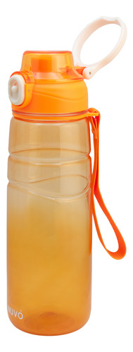 Botella De Plástico Transparente Tapa Seguro Para Agua 1 L