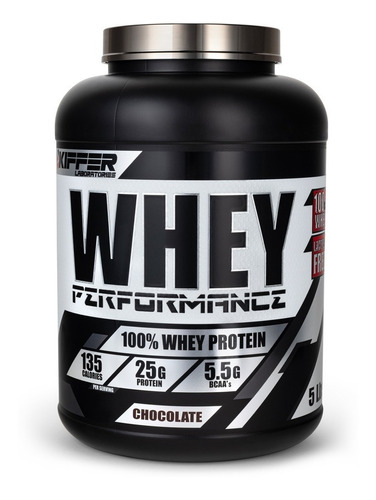 Proteína 100% Whey Performance 5 Libras Sin Lactosa Cookies & Cream Kiffer Laboratories