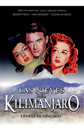 Las Nieves Del Kilimanjaro-  Gregory Peck- Ava Gardner Dvd
