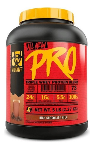 Proteina Mutant Pro 5 Lbs Sabores Sabor Chocolate