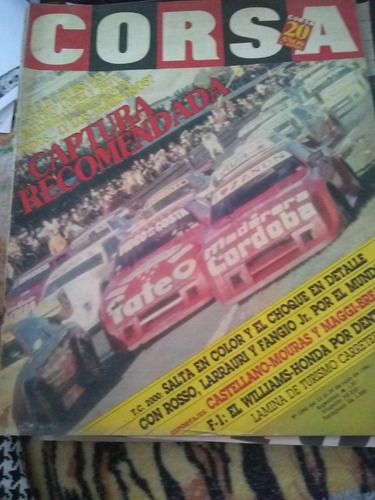 Revista Corsa Rosso Larrauri Fangio 07 1986 N1046