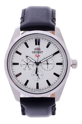 Reloj Orient Malla De Cuero Negro Sp Sports Fux00007w