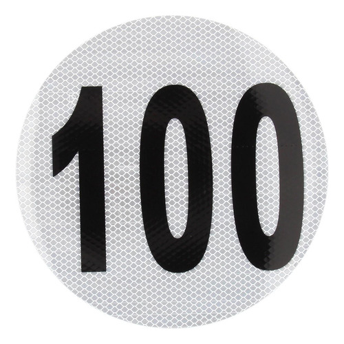 Calco Velocidad Maxima  100  Reflectivo Universal 00/17