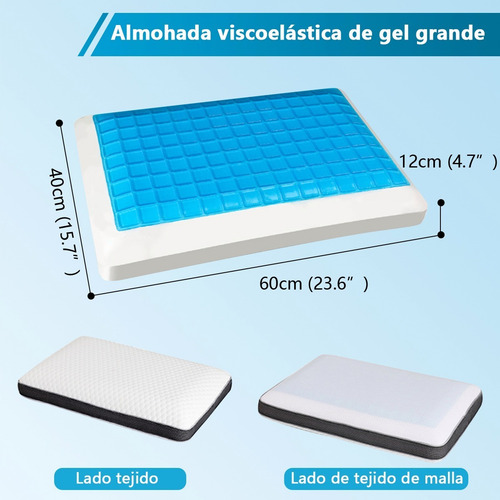 Almohada Cervical De Espuma Viscoelástica De Gel For Cuello