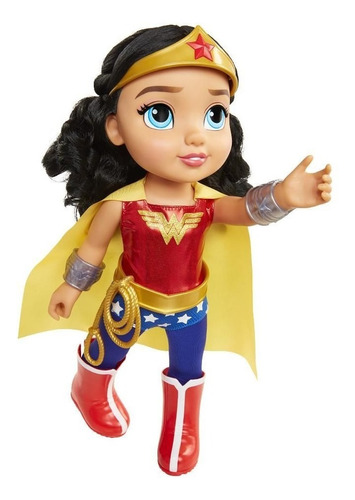 Boneca Dc Super Hero Girls Mulher Maravilha Toddler - 35cm