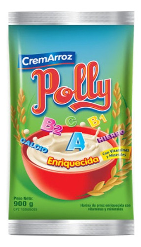 Crema De Arroz Polly Venezolanax900gr - Kg a $17