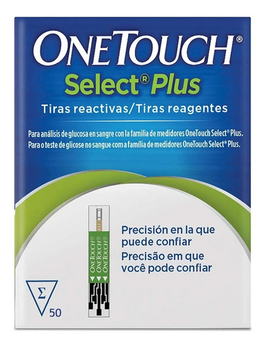 One Touch Select Plus 50 Tiras Reactivas
