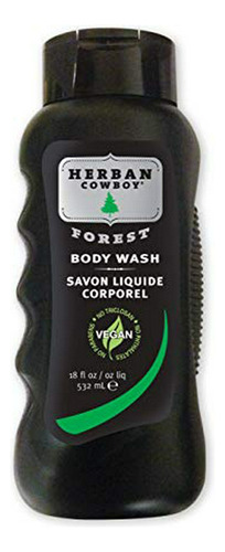 Gel Para Baño Y Ducha - Herban Cowboy Body Wash, Bosque, 18 