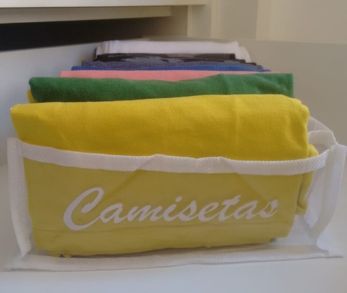 Organizador De Gavetas Camisetas Kit 4 Unidades