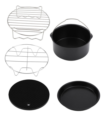 Kit De Accesorios Para Freidoras Air Fryer, 7 Pulgadas, 5 Un