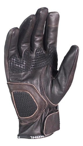 Guantes Vel Kohl Cafe Kohl-205 Textil/piel Ventilado Talla M