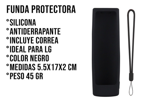 Imagen 3 de 10 de Funda Para Control LG Akb75095307 Smart Tv Case Silicon