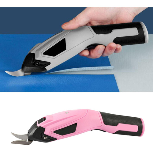 Tijeras De Tela Eléctricas Inalámbricas, Caja De Rosado