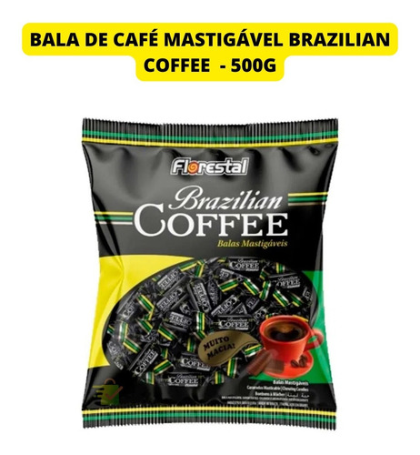 Brazilian Coffee Florestal Bala De Café Mastigável -original
