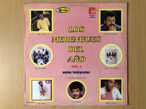 Lp Los Merengues Del Año Vol 4 - Sergio V, Wilfrido V, Ruby 