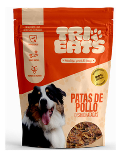 Patitas De Pollo Deshidratadas 100gr Para Perro Tri Eats