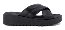 Comprar Sandalia Casual De Cuero Con Plataforma Usaflex Cleo