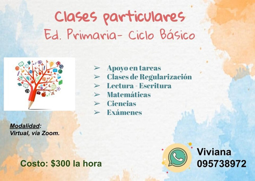 Clases Particulares: Ed. Primaria Y Secundaria