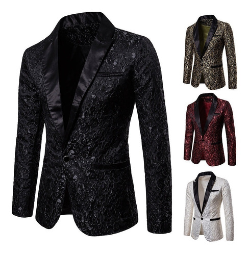 Trajes Blazer Diseño De Moda Jacquard Para Caballeros