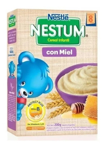 Nestum Cereal Infantil Con Miel +8m X 200 Gr