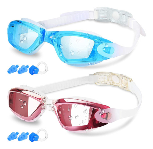 Elimoons Gafas De Natación Para Hombres, Mujeres Y Niños, Ga