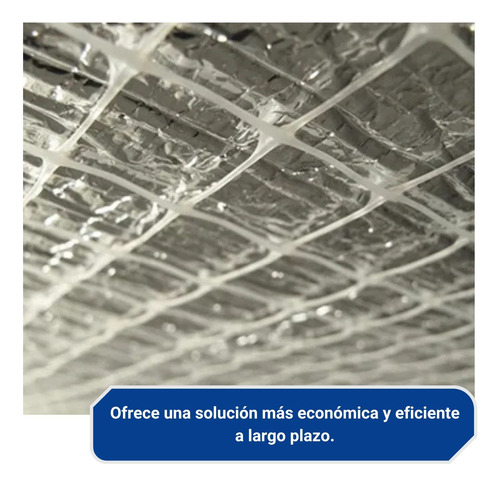 Red Malla Plastica Sosten Rollo Para Aislacion Techo X 50m2