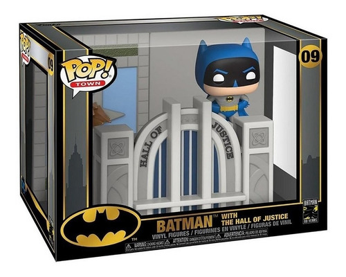 Imagem 3 de 3 de Pop! Batman: Batman With The Hall Of Justice #09 - Funko