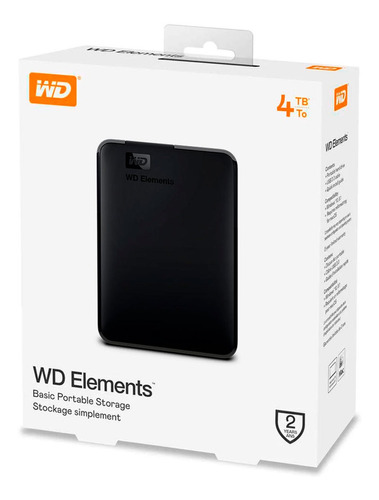 Disco Duro Externo Wester Digital Elements 4tb | Lifemax